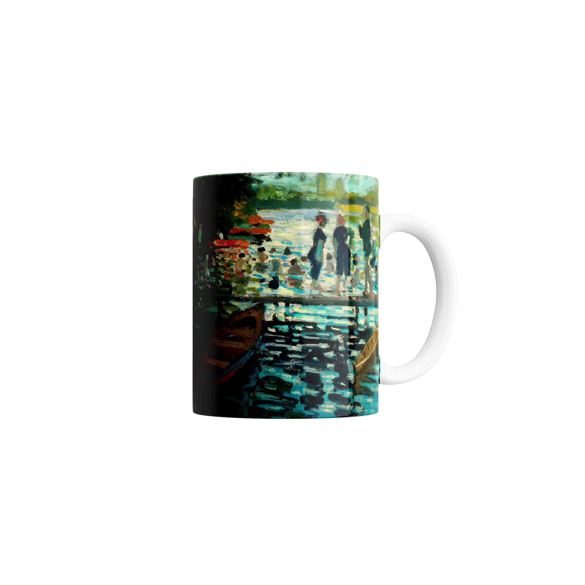 Taza Bañistas en la Grenouillere - Claude Monet