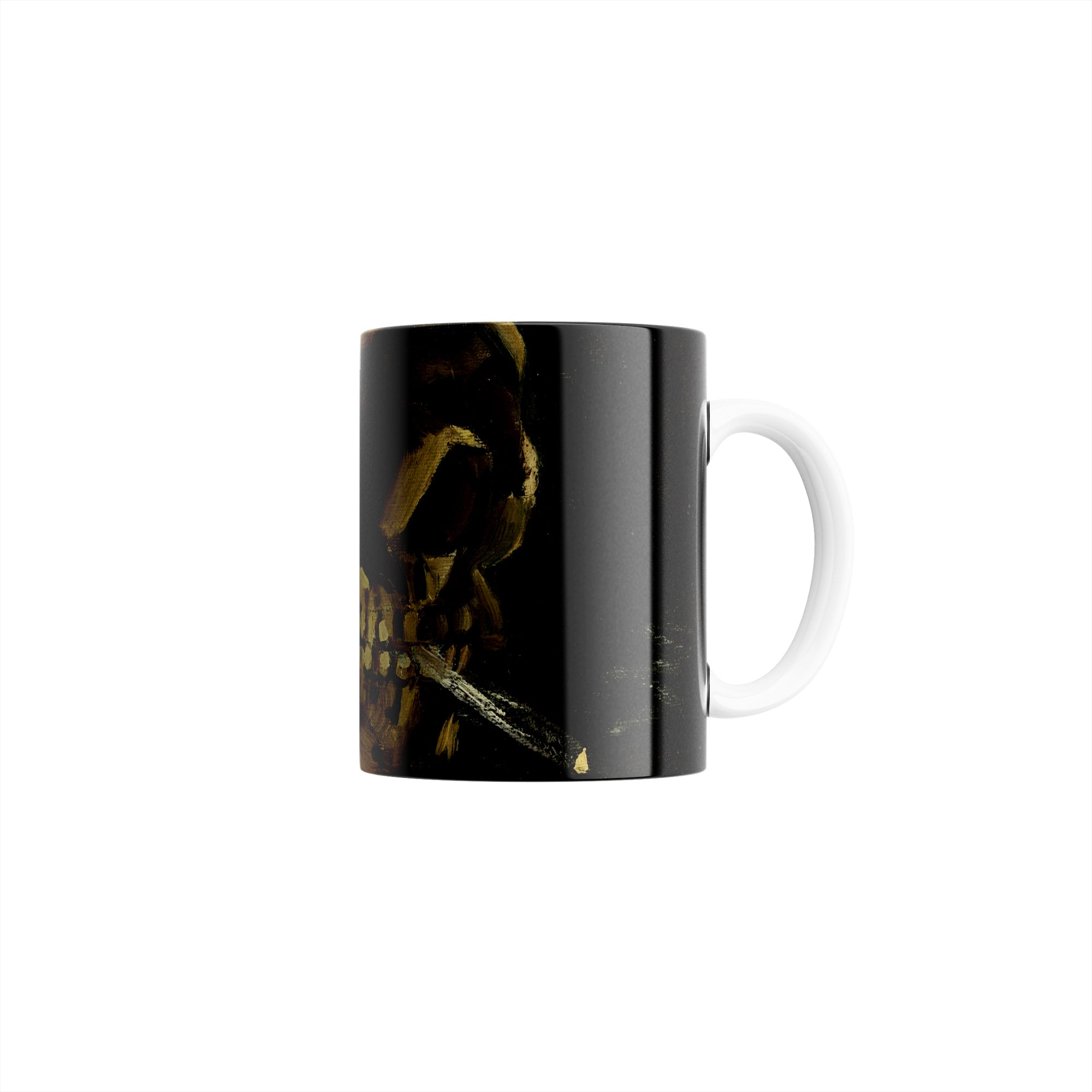 Taza Calavera con un cigarrillo - Vincent van Gogh