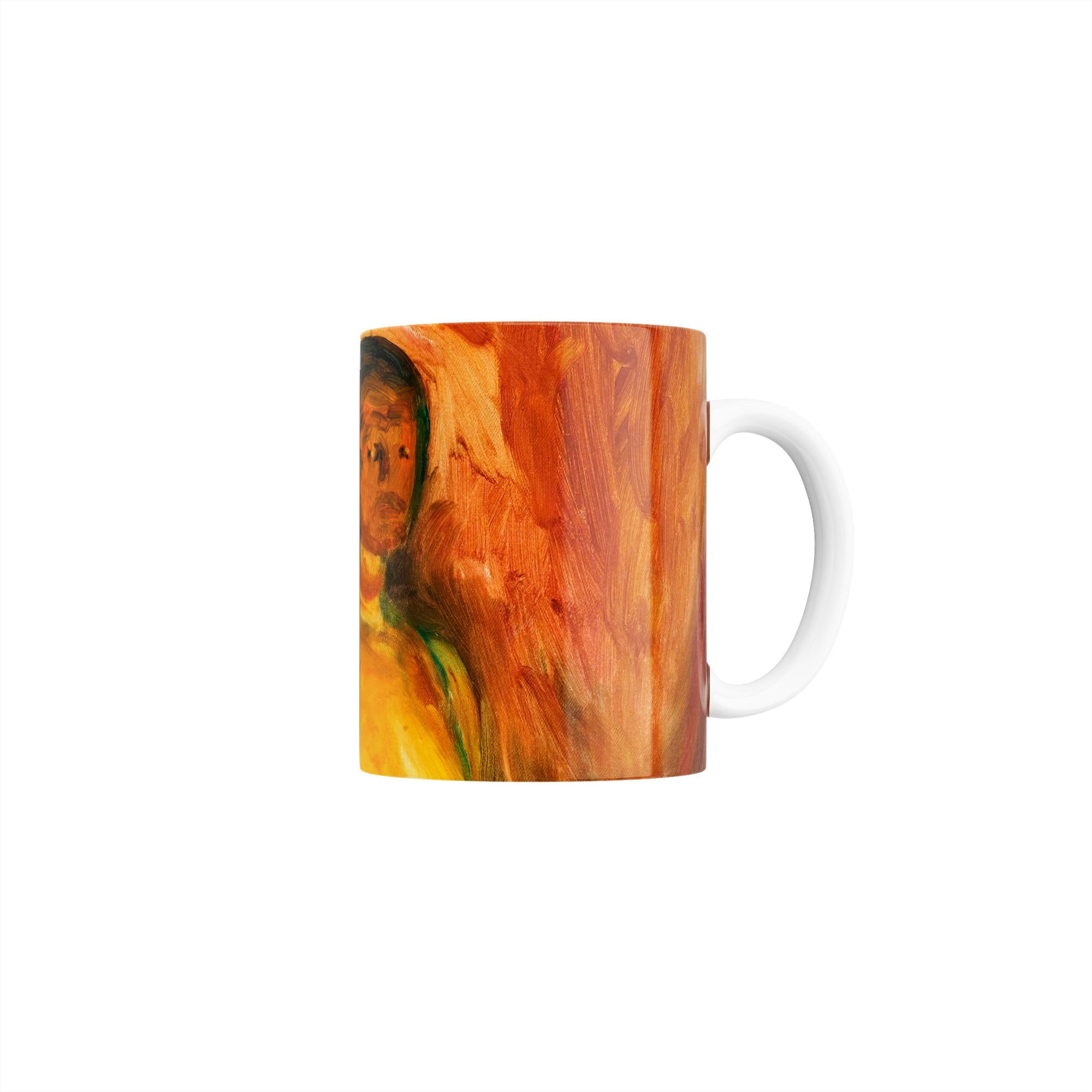 Taza Autorretrato en el Infierno - Edvard Munch