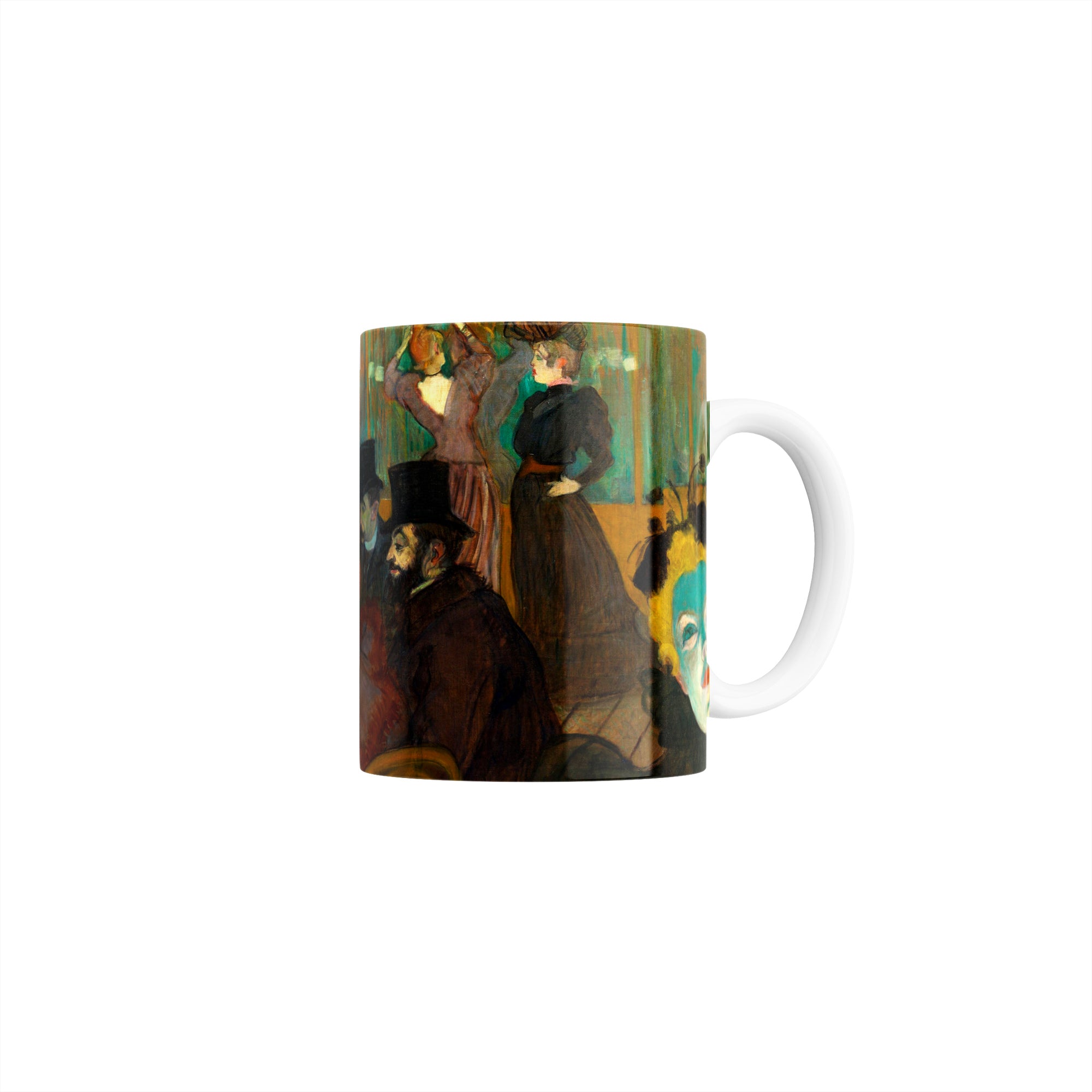 Taza En el Moulin Rouge - Henri de Toulouse-Lautrec